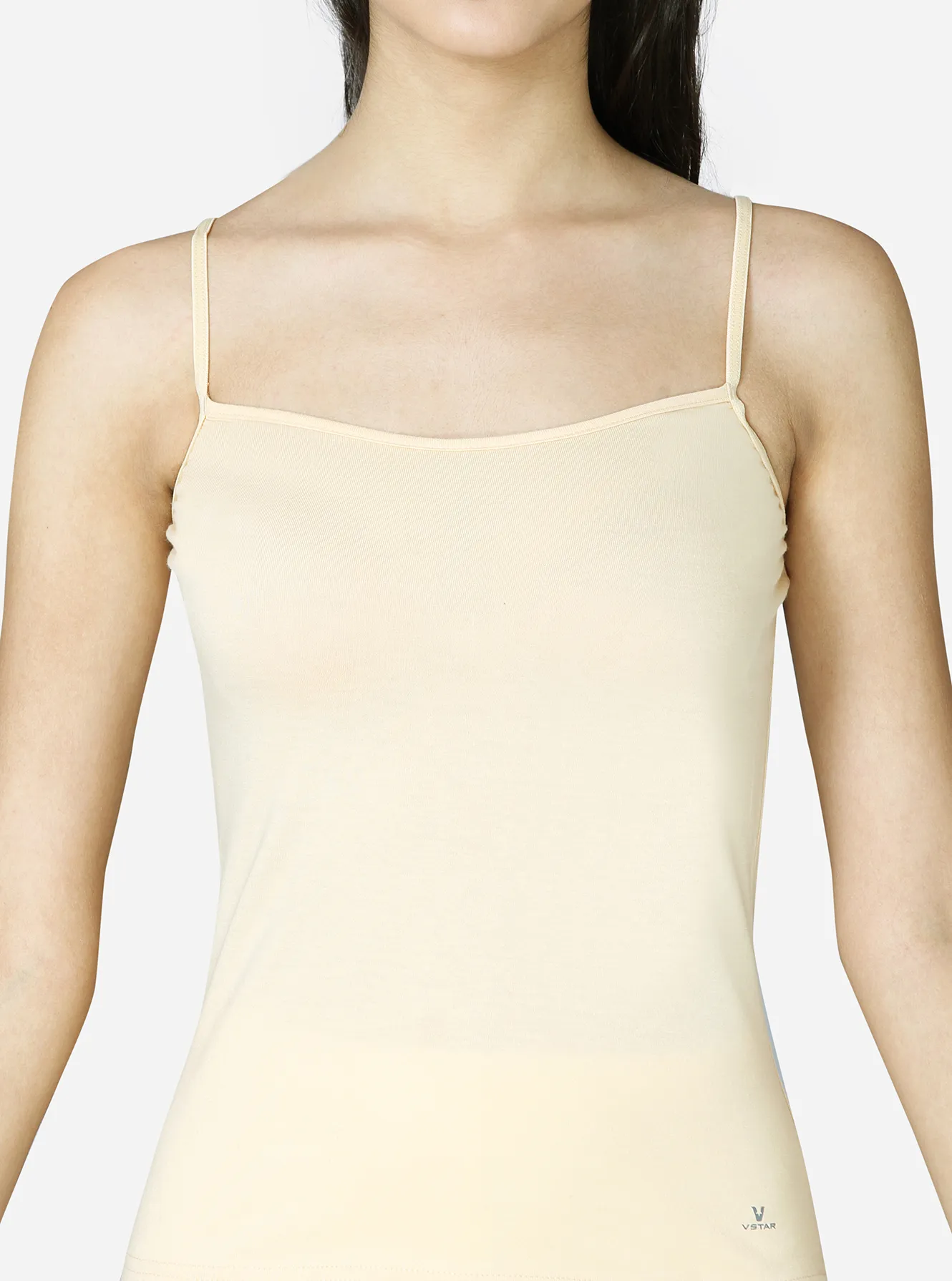 Deep neckline modern fit cotton camisole with adjustable straps, Buy Mens  & Kids Innerwear