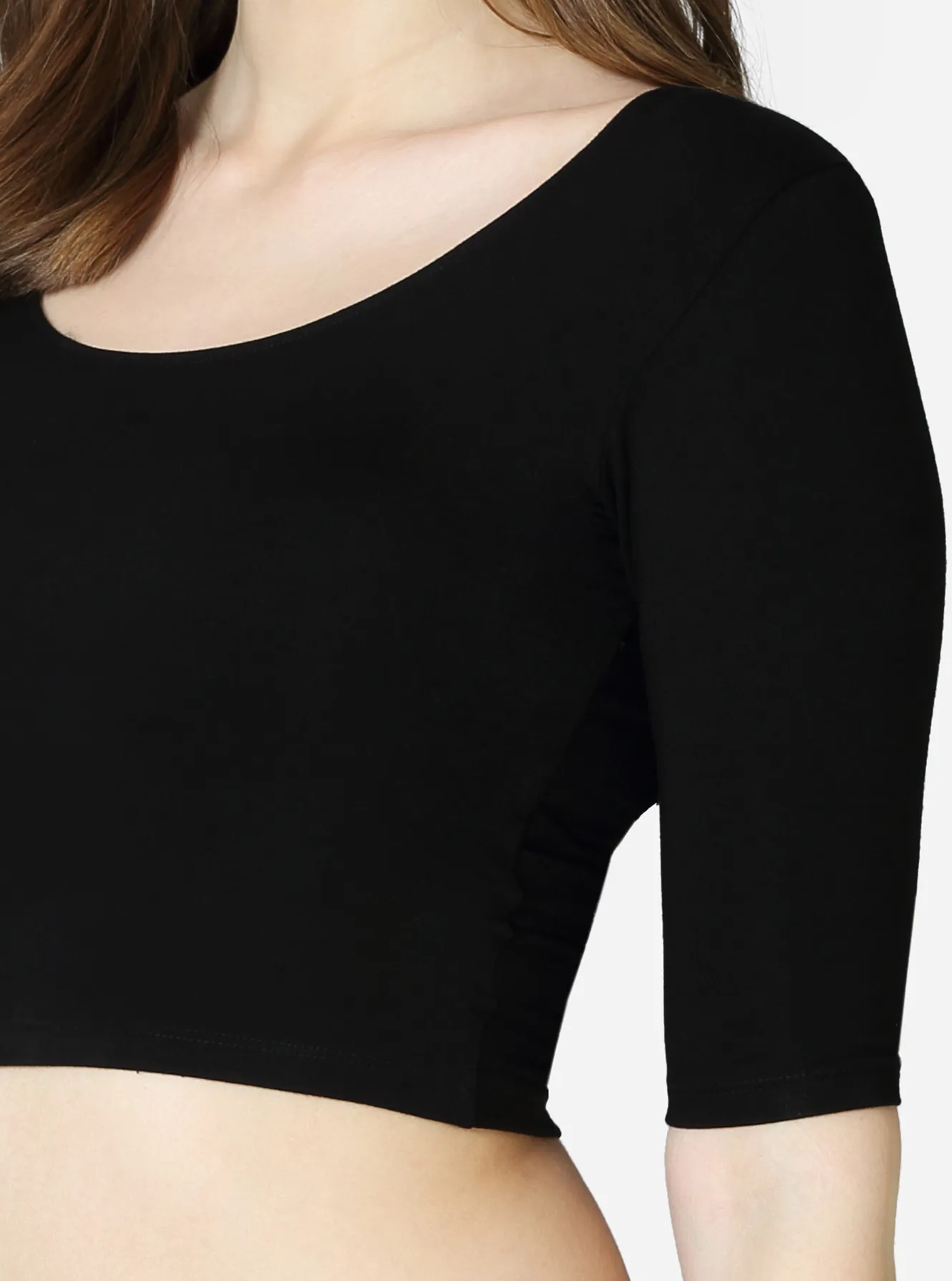 Deep front neck comfy blouse with keyhole back, Buy Mens & Kids Innerwear