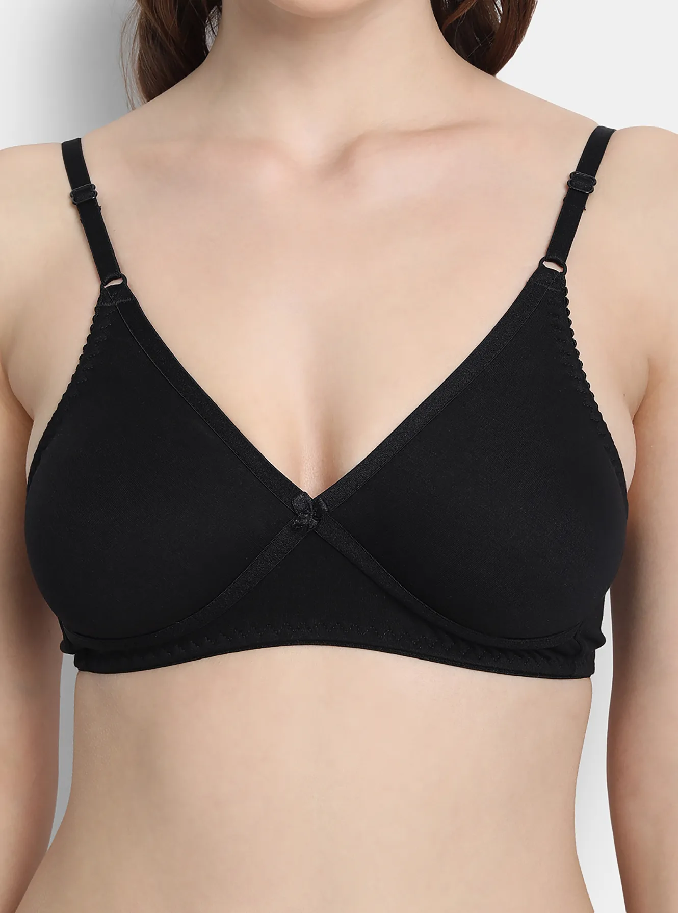 Double layered moulded bra with supportive cross bands, Buy Mens & Kids  Innerwear