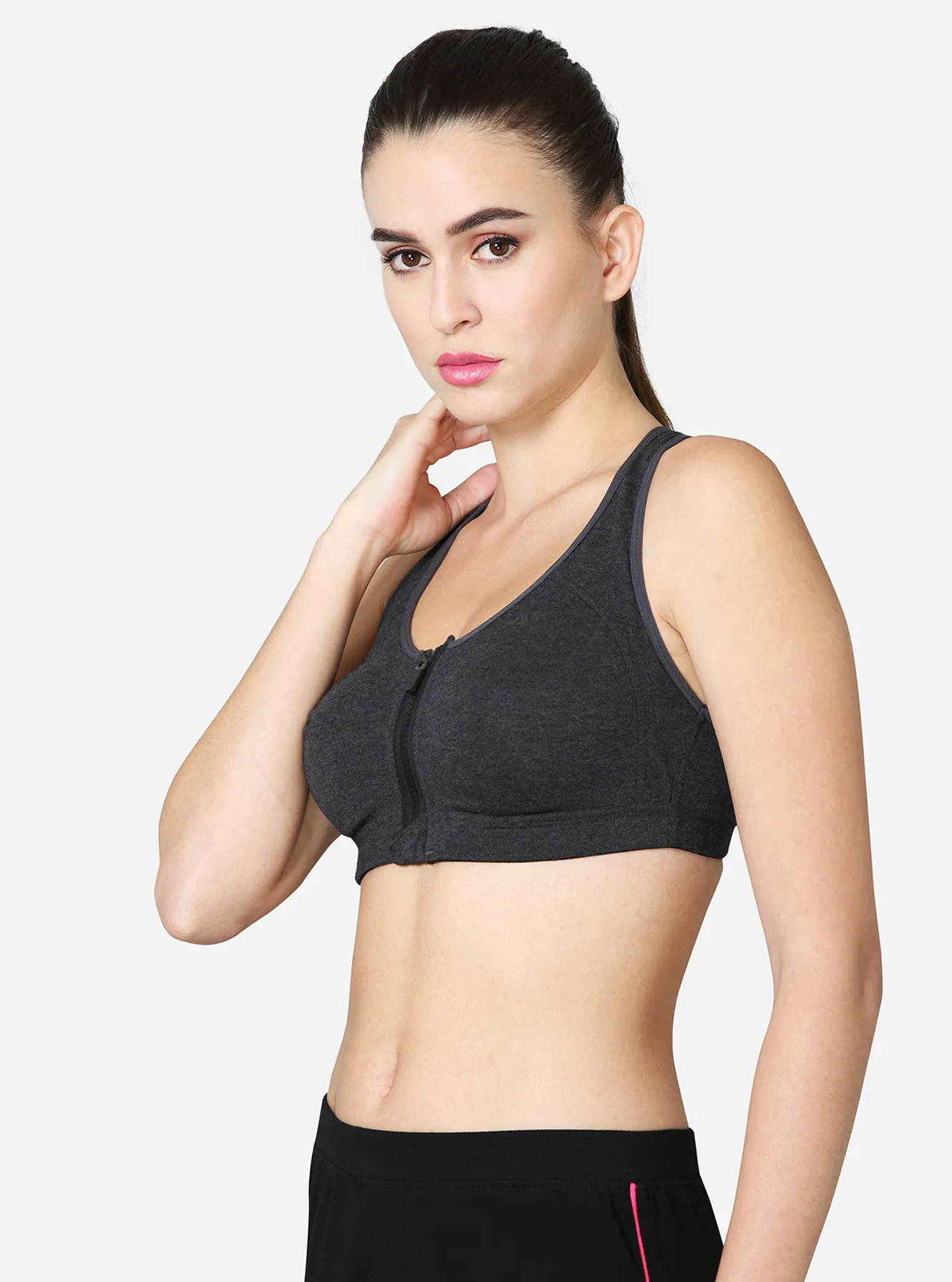 Low impact Active bra with removable cookie pad and racer back styling, Buy Mens & Kids Innerwear