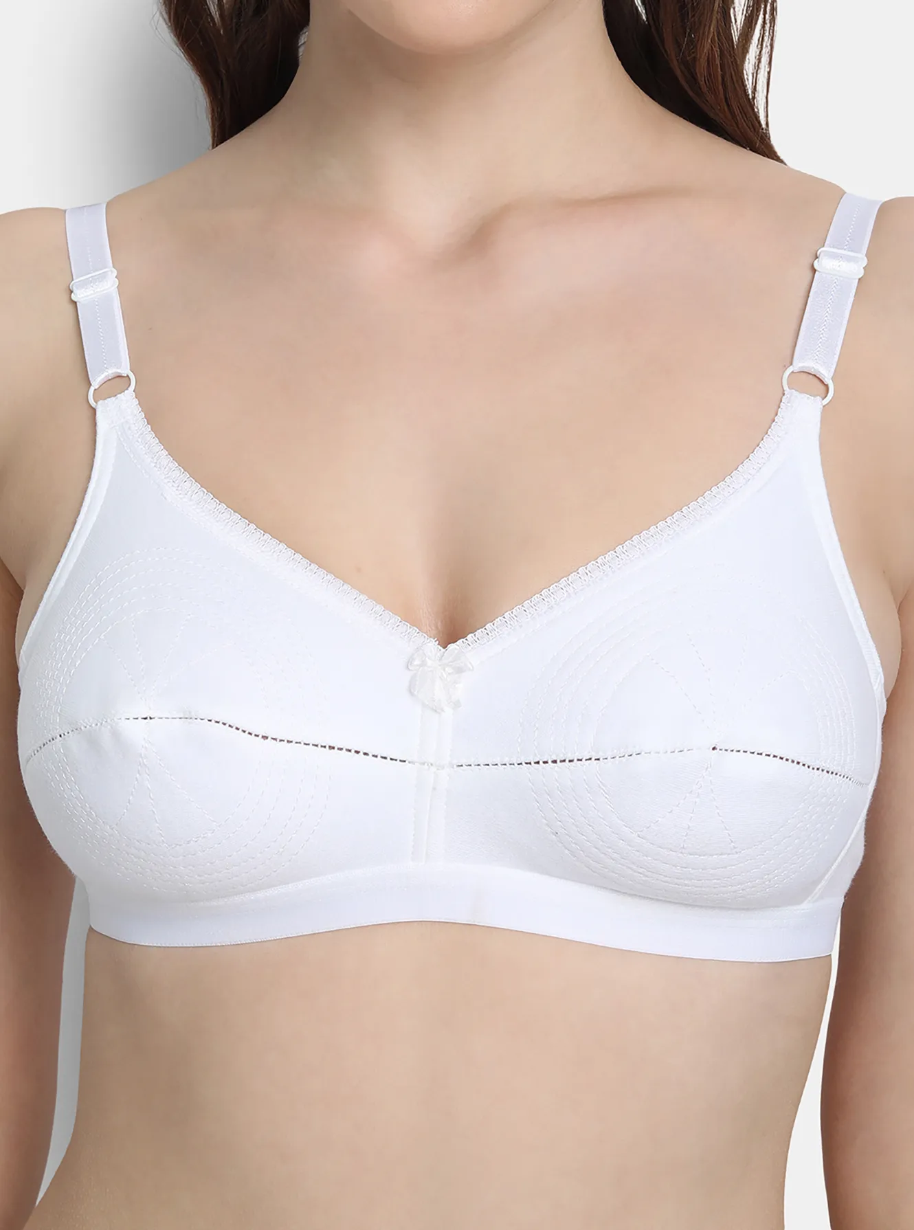Lace Bra Adjustment Bra Lace Bra Thick Cup with Steel Ring Bra