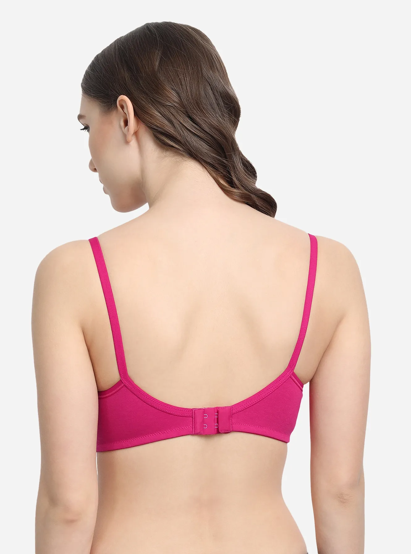 Buy VStar Double Layered Non Wired Medium Coverage Super Support Bra - Wine  at Rs.347 online