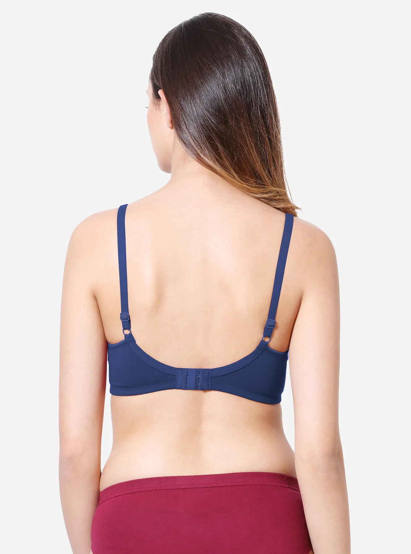 Full coverage daily wear bra with hidden side shaper panels
