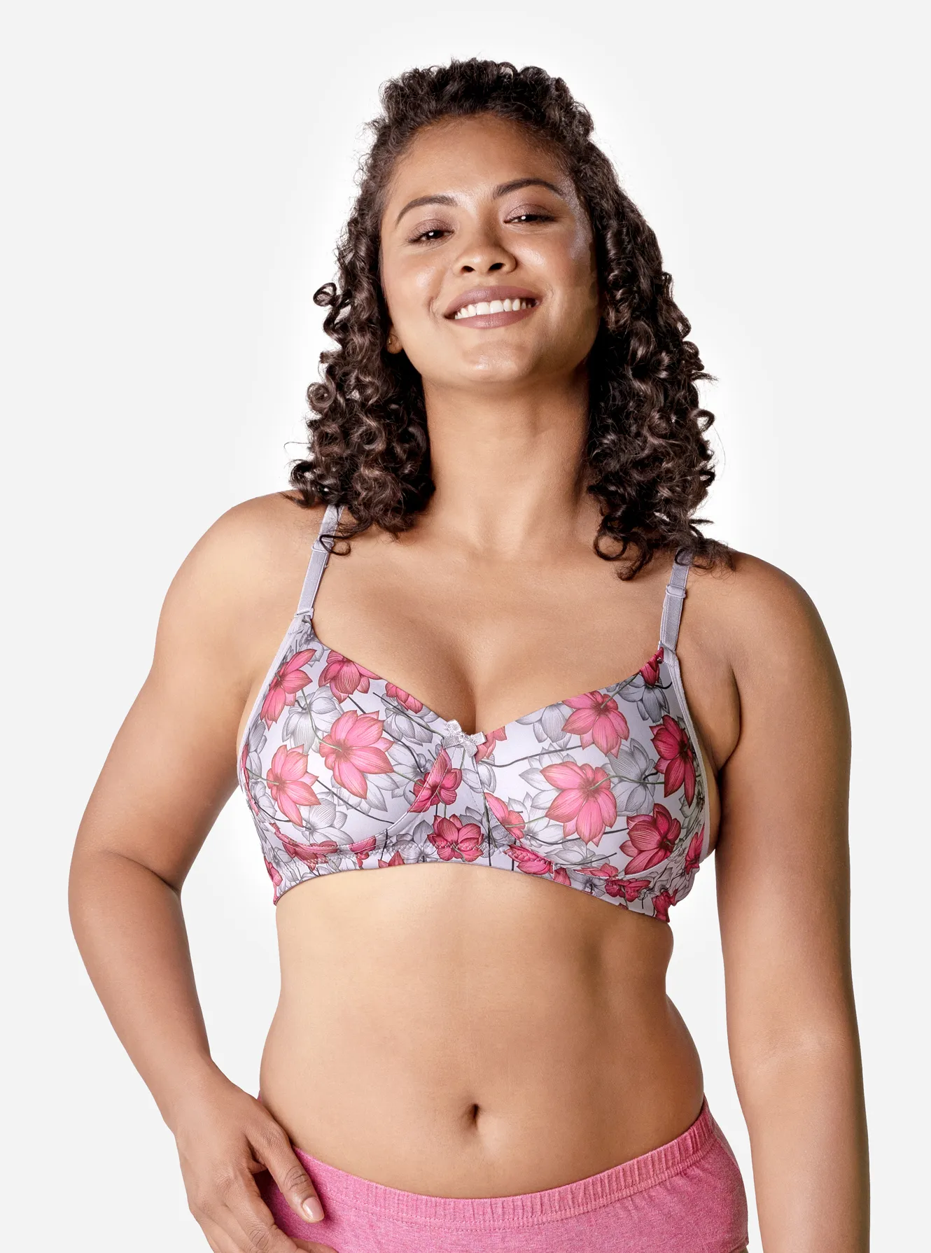 Buy Vstar Women's Cotton Non Padded Wire Free Full Coverage