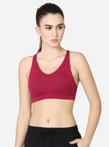 Buy VStar Double Layered Non Wired Medium Coverage Super Support Bra -  Light Grey at Rs.342 online
