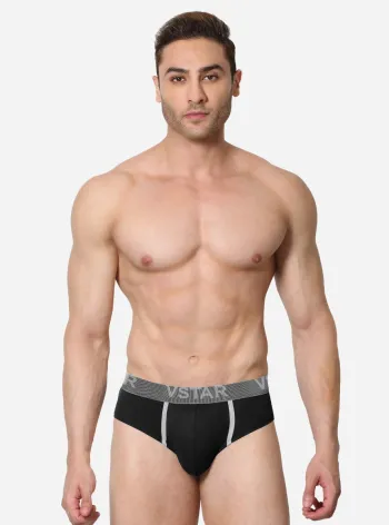 Premium combed cotton brief with square cut styling & concealed waist band, Buy Mens & Kids Innerwear