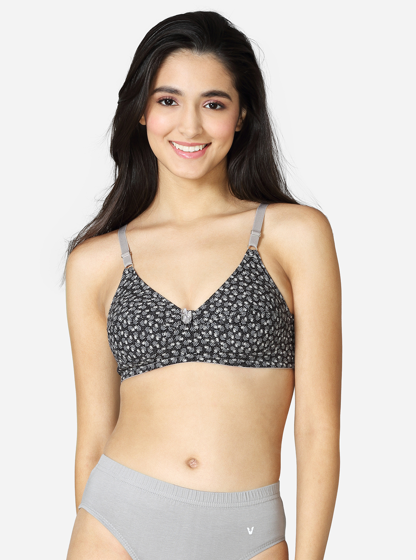Buy VStar Double Layered Non Wired Full Coverage Super Support Bra - Nude  Skin at Rs.447 online