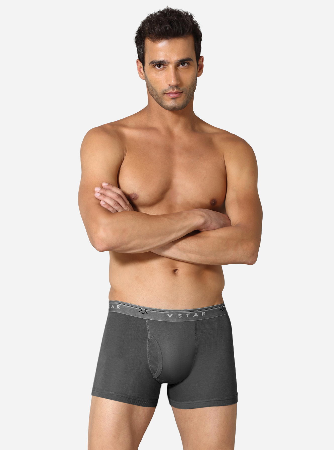 Premium cotton trunk with pouch fly opening