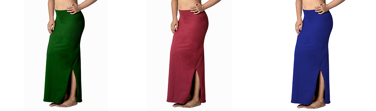 Dark Pink Saree Shape Wear Saree Petticoat Stretchable Shapewear Saree  Inskirt 